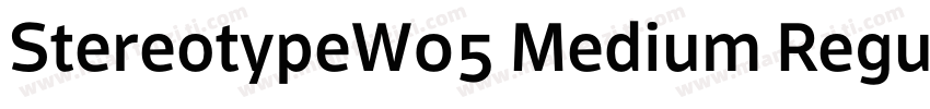 StereotypeW05 Medium Regular字体转换
